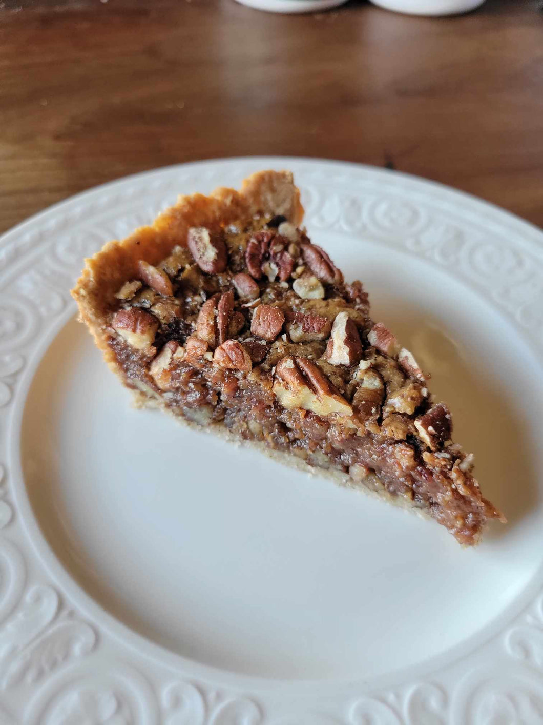 Gluten-free Pecan Pie with Coconut Flour Based Crust (Paleo-Friendly/GF/Soy-free/Vegan)